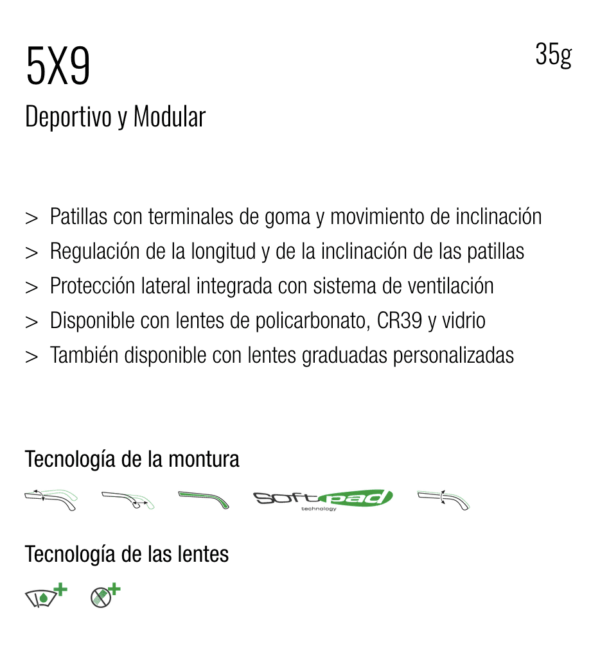 Gafas Deportivas Con Diseno Italiano - Imagen 5